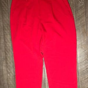 Old Navy Red Wide Leg Trousers XXL